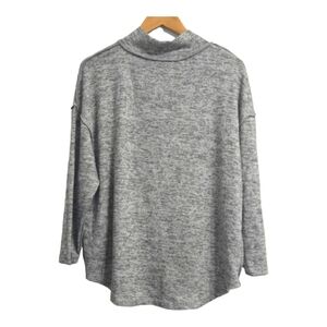 Atmosphere Gray Knitted Turtleneck Sweater Womens US 8